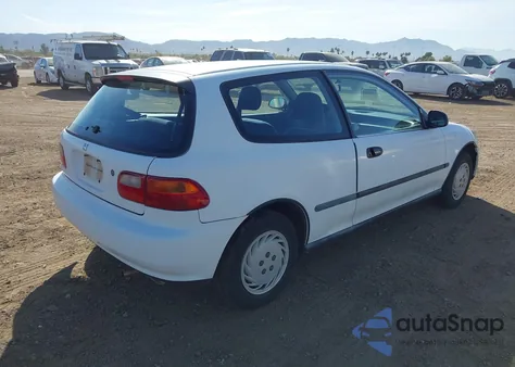 1992 Honda Civic Dx из США, поврежденный, VIN 2HGEH2358NH507282